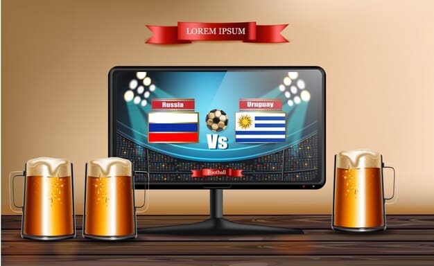 A side-by-side comparison of traditional soccer gameplay versus a King's League match, showcasing the differences in format and presentation, highlighting the more dynamic and visually engaging content.