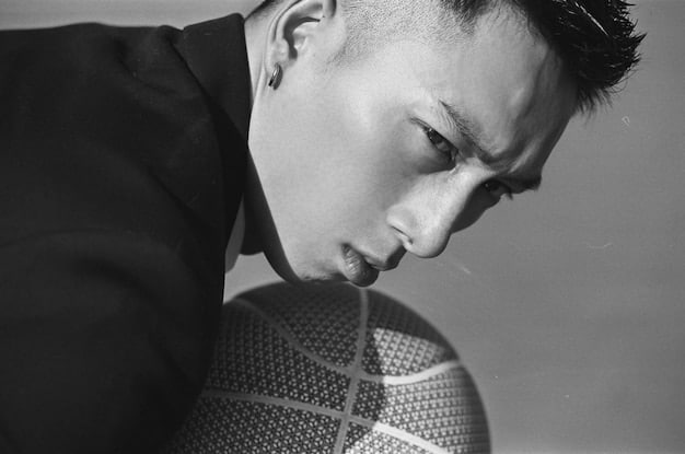 A close-up action shot of Marco Ramirez passing the ball with precision during a Kings League USA game. His focused expression and body posture highlight his concentration and tactical decision-making.