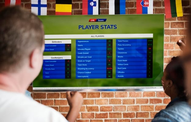 A close-up shot of the league standings board, highlighting the goal difference column and showcasing how it differentiates teams with the same number of points. Focus on the numbers and the teams' logos in the background.